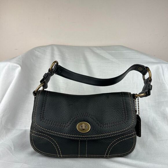 Coach Shoulder Handbag Chelsea Small Flap Bag Purse C0793-10951 Y2K - Picture 1 of 8